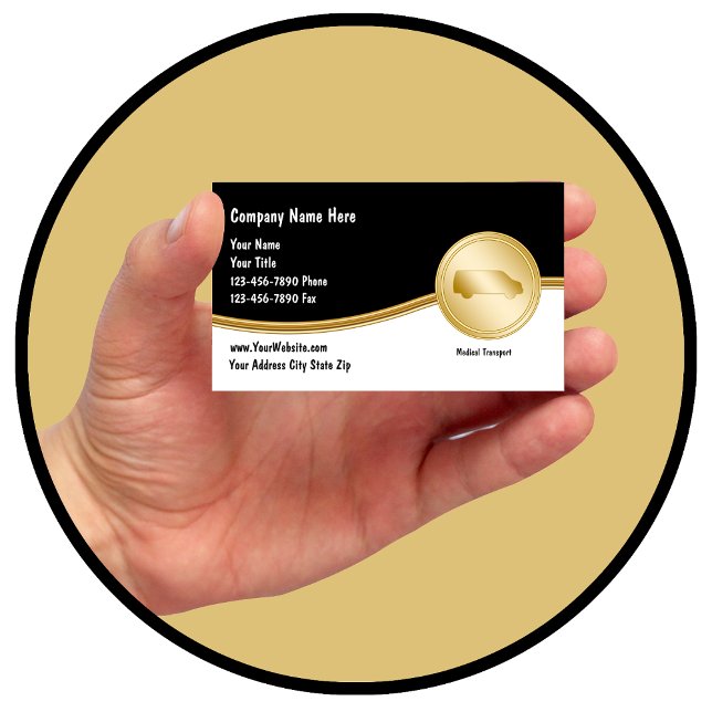 Cartes de visite de transport Médicale (Créateur téléchargé)