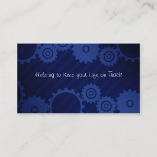 Cartes de visite de travail d'horloge