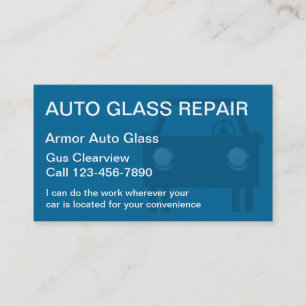 Cartes de visite de verre automatique