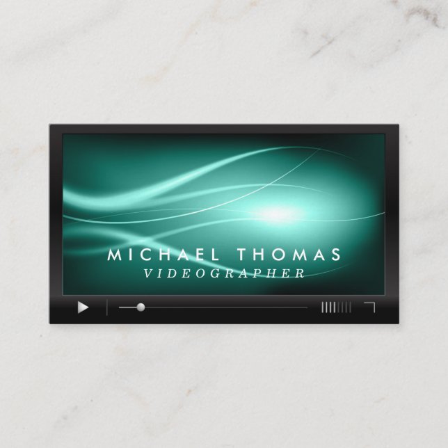 Cartes de visite de Videographer (Devant)