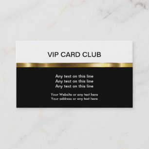 Cartes de visite de VIP