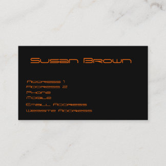 Cartes de visite de visage de porc