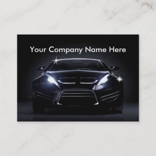 Cartes de visite de voiture cool