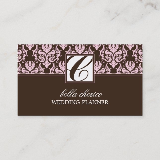 Cartes de visite de wedding planner (Devant)