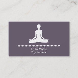 Cartes de visite de yoga