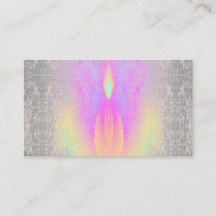 Cartes de visite de yoga de classe d'arc-en-ciel