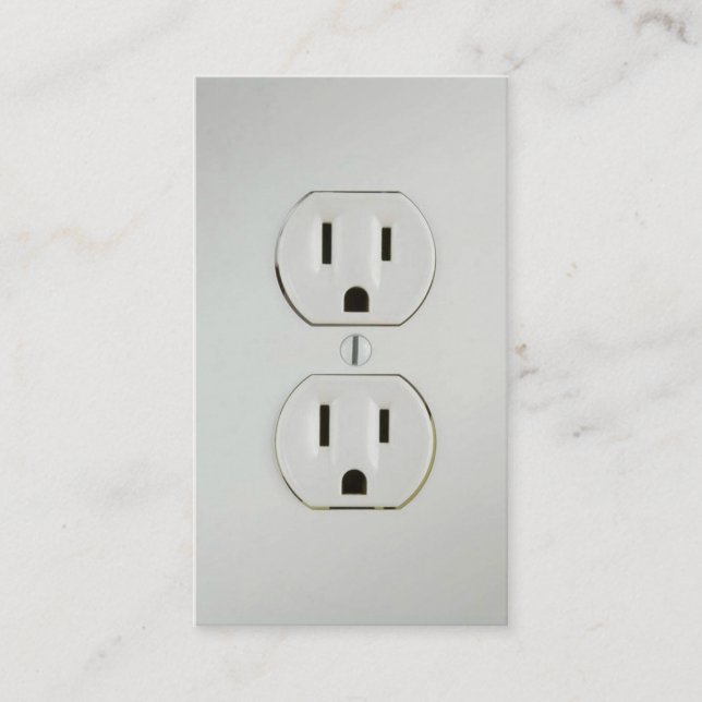 Cartes de visite d'électricien (Devant)