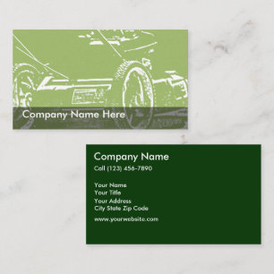 Cartes de visite d'entretien de pelouse