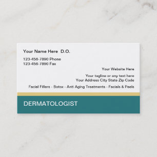 Cartes de visite dermatologues