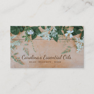 Cartes de visite des Essential Oils Slogans