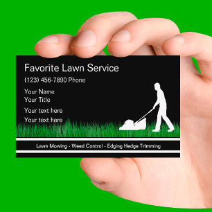 Cartes de visite des meilleurs services de pelouse