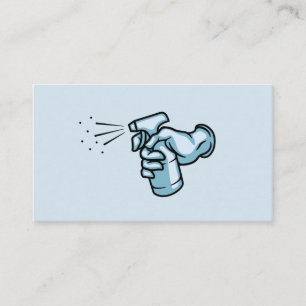 Cartes de visite des services de nettoyage