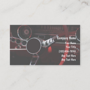 Cartes de visite des véhicules à moteur