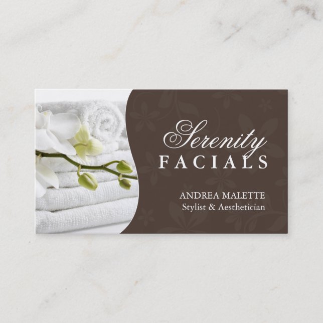 Cartes de visite d'Esthetician (Devant)