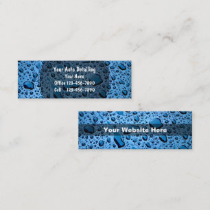 Cartes de visite détaillants automatiques