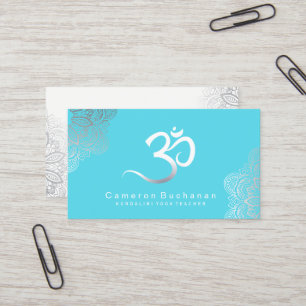 Cartes de visite d'instructeur de yoga