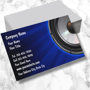 Cartes de visite DJ