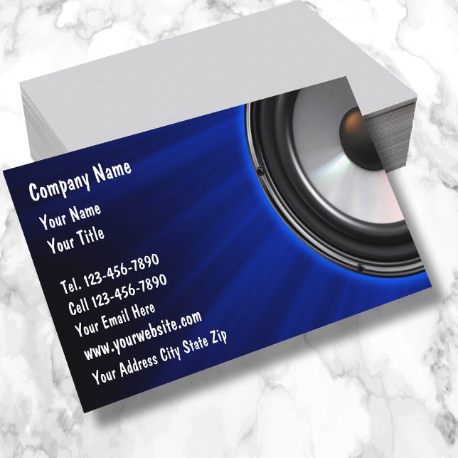 Cartes de visite DJ (Créateur téléchargé)