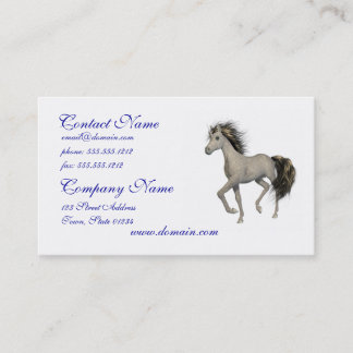 Cartes de visite d'or de licorne
