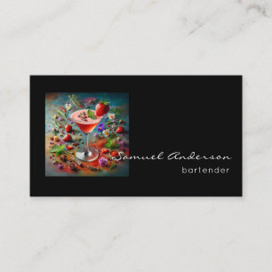 Cartes de visite du barman