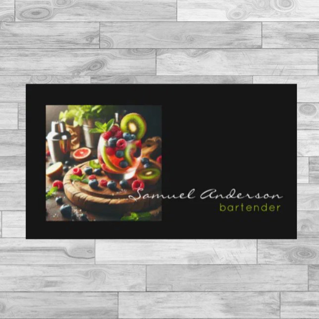 Cartes de visite du barman (Créateur téléchargé)