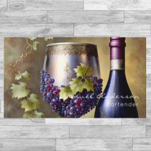 Cartes de visite du barman