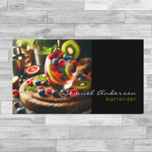 Cartes de visite du barman