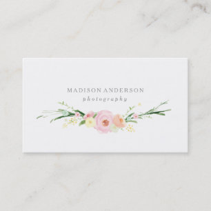 Cartes de visite du bouquet   d'aquarelle