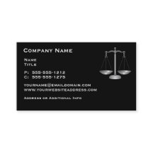 Cartes de visite du Bureau du droit des avocats