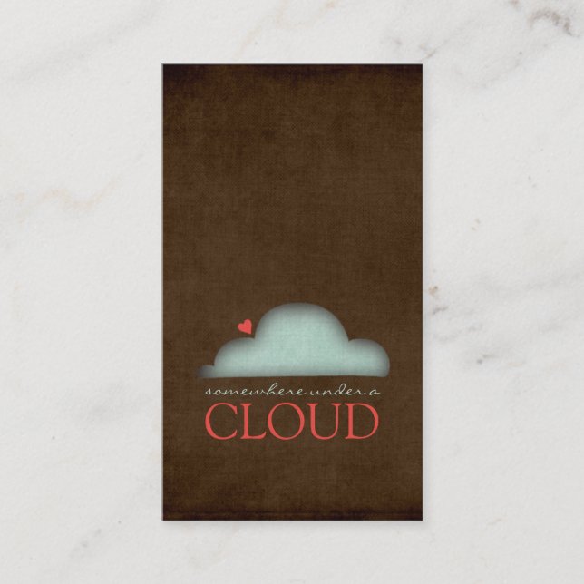 Cartes de visite du cloud (Devant)