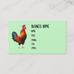 Cartes de visite du Croisement de coq