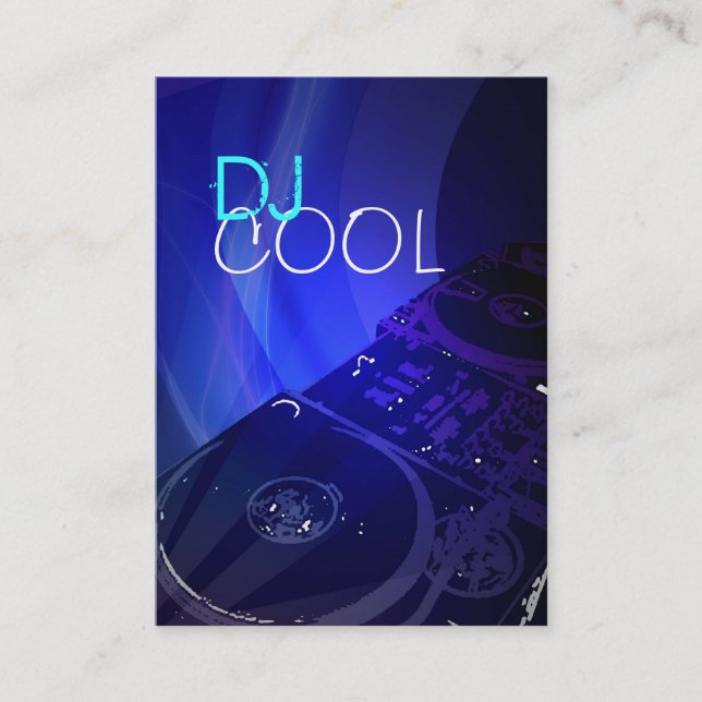 Cartes de visite du DJ (Devant)