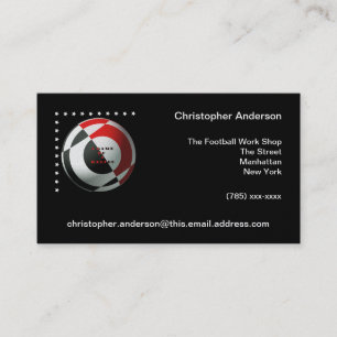 Cartes de visite du football