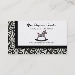 Cartes de visite du Zebra Rocking