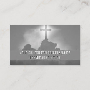 Cartes de visite Église Ciel Croix Céleste