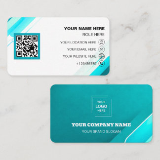 Cartes de Visite Élégant Design de Logo Profession