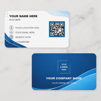 Cartes de Visite Élégante Identité de Marque Botan