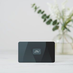 Cartes de visite élégantes modernes avec QR code e