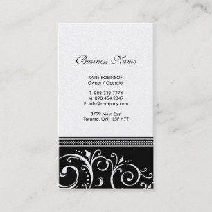 Cartes de visite élégants