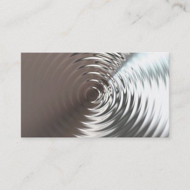 Cartes de visite en acier en métal (Devant)