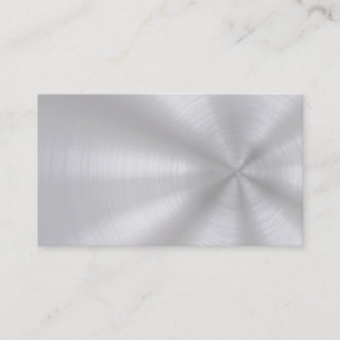 Cartes de visite en aluminium balayés