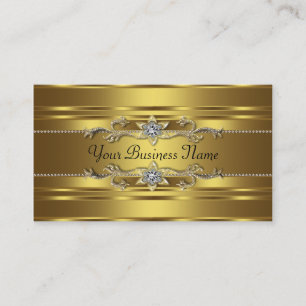 Cartes de visite en or pur