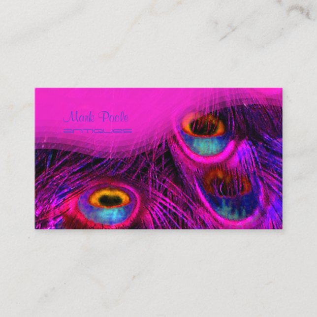 cartes de visite en plumes de PixDezines (Devant)