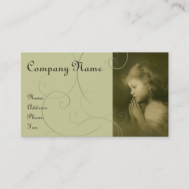 Cartes de visite - enfant vintage (Devant)