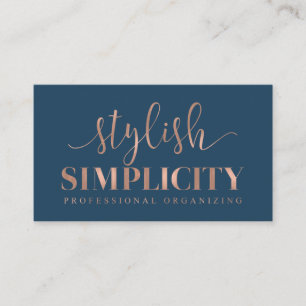 Cartes de visite faits sur commande : Simplicité