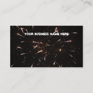 Cartes de visite Fireworks