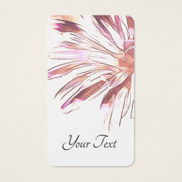 Cartes de visite floraux tendance Classy