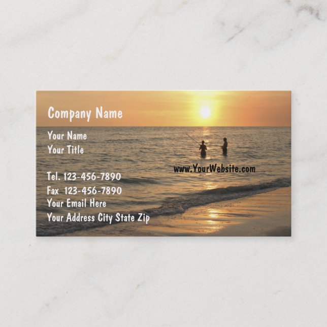 Cartes de visite Floride (Devant)