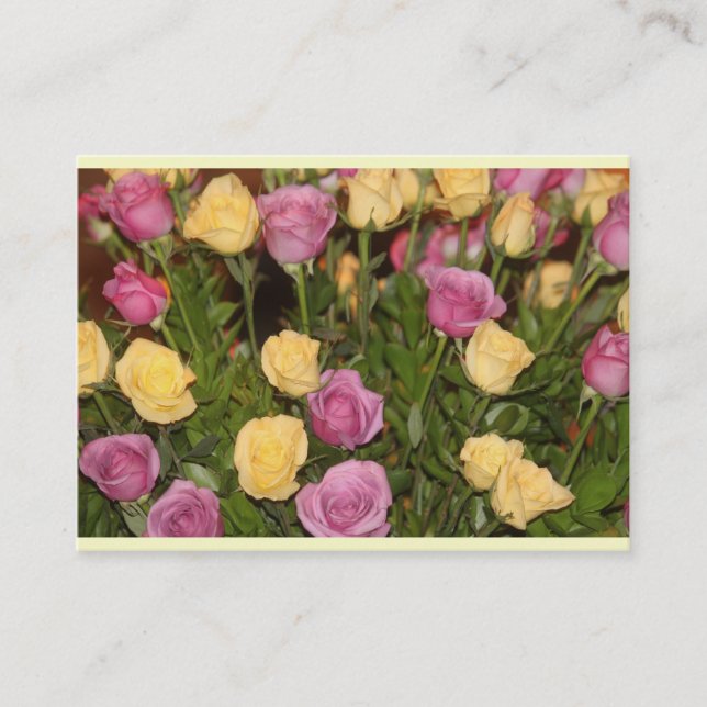 CARTES DE VISITE FLORISTES (Devant)