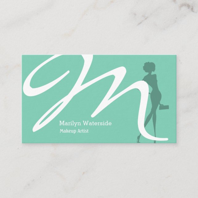 Cartes de visite frais de maquilleur (Devant)